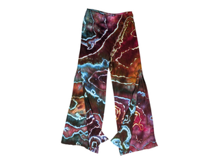 Women's Small Tie-dye Rayon Pants