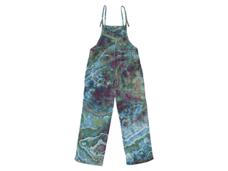 Women's Large Tie-dye Painters Overalls