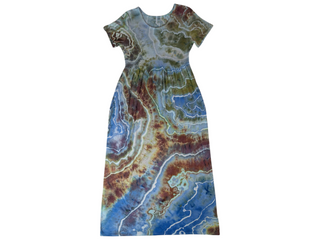 Women's Large Tie-dye Flowy T-Shirt Dress