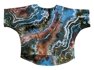Women's XXL Tie-dye Flowy Top
