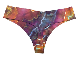 Women's Medium Tie-dye Thong Underwear