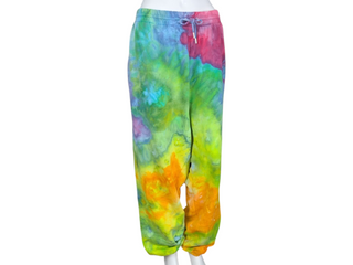 Women's 3XL Rainbow Tie-dye Sweatpants