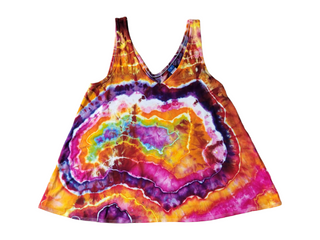 Women's Medium Tie-dye Flowy Tank Top