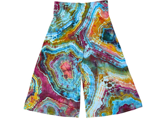 Women's 3XL Tie-dye Capri Palazzo Pants