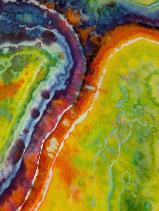 Women's 3XL Tie-dye Maxi Skirt