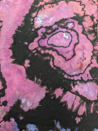 Women's 3XL Reverse Tie-dye Long Sleeve Top