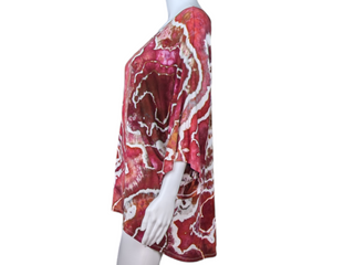 Women's XL Tie-dye Flowy  Top