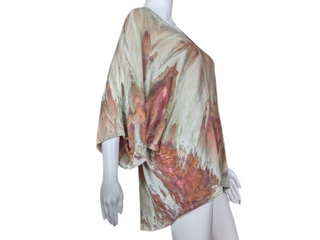 Women's Large Tie-dye Flowy Top