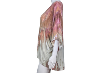 Women's Large Tie-dye Flowy Top