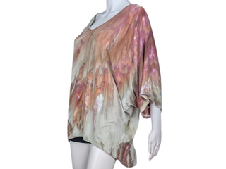 Women's Large Tie-dye Flowy Top