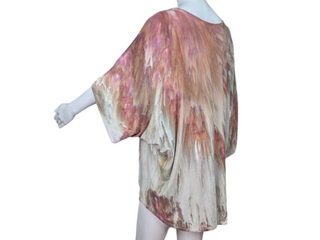 Women's Large Tie-dye Flowy Top