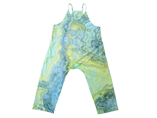 Women's XL Tie-dye Jumpsuit