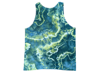 Men's Large Tie-dye Tank Top
