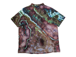 Men's 2XL Tie-dye Polo Shirt