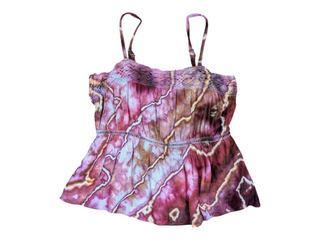 Women's Large Tie-dye Flowy Tank Top