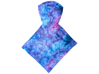 Tie-dye Hooded Poncho