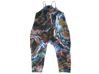 Women's XL Tie-dye Jumpsuit