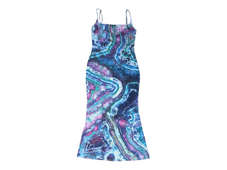 Women's Medium Geode Tie-Dye Dress