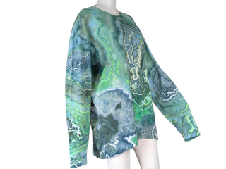 Men's XL Tie-dye Long-sleeved T-Shirt