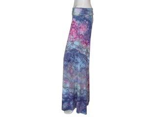 Women's XL Tie-dye Fold over Palazzo Pants