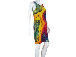 Women's XL Reverse Tie-dye Dress