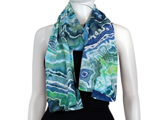 Tie-Dye Ocean Scarf