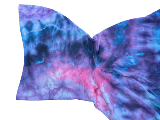 Tie-dye Hooded Poncho