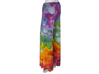Women's Large Tie-dye Fold over Palazzo Pants