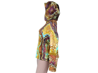 Women's Small Tie-dye Pullover Hoodie