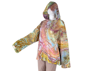 Women's 2XL Tie-dye Pullover Hoodie