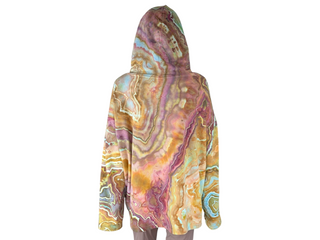 Women's 2XL Tie-dye Pullover Hoodie