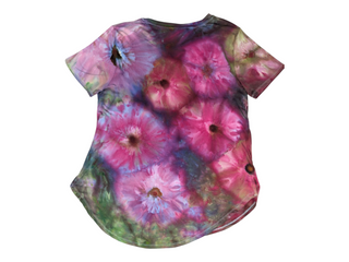Women's Medium Tie-dye V-Neck Top