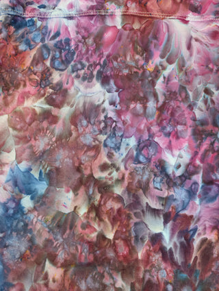 Women's XL Tie-dye Lined Jean Jacket