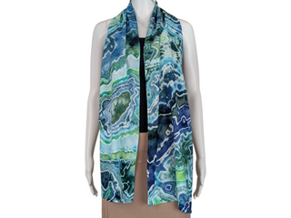 Tie-Dye Ocean Scarf