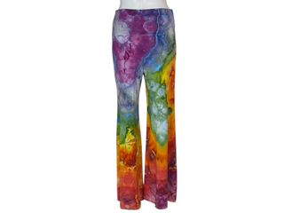 Women's Large Tie-dye Fold over Palazzo Pants