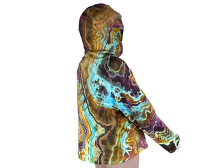Women's Small Tie-dye Pullover Hoodie