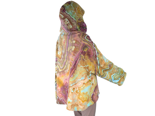 Women's 2XL Tie-dye Pullover Hoodie