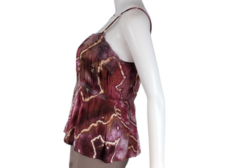 Women's Large Tie-dye Flowy Tank Top