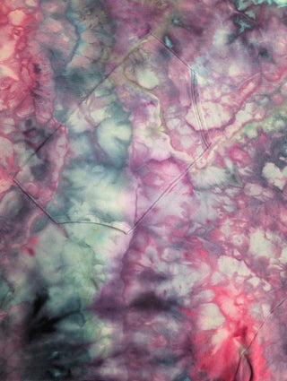 Tie-dye Hooded Poncho