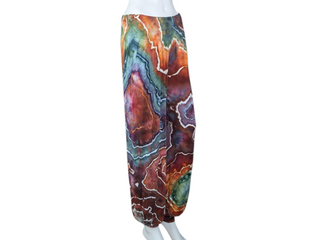 Women's Large Tie-dye Harem Pants