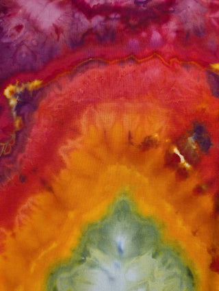 Women's Large Tie-dye Fold over Palazzo Pants