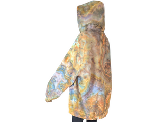 Men's 2XL Tie-dye Zip-up Hoodie