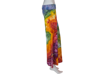 Women's Large Tie-dye Fold over Palazzo Pants