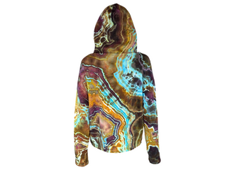 Women's Small Tie-dye Pullover Hoodie