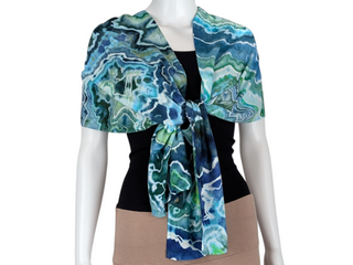 Tie-Dye Ocean Scarf
