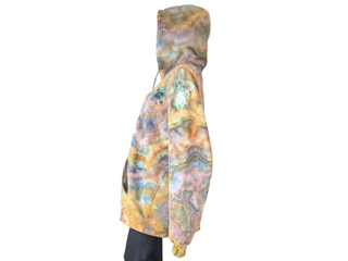 Men's 2XL Tie-dye Zip-up Hoodie