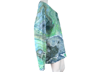 Men's XL Tie-dye Long-sleeved T-Shirt