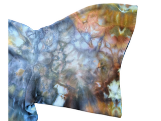 Tie-dyed Hooded Poncho
