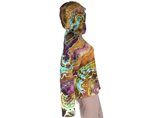 Women's Small Tie-dye Pullover Hoodie
