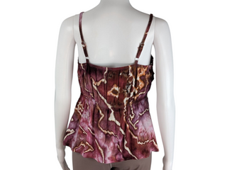 Women's Large Tie-dye Flowy Tank Top